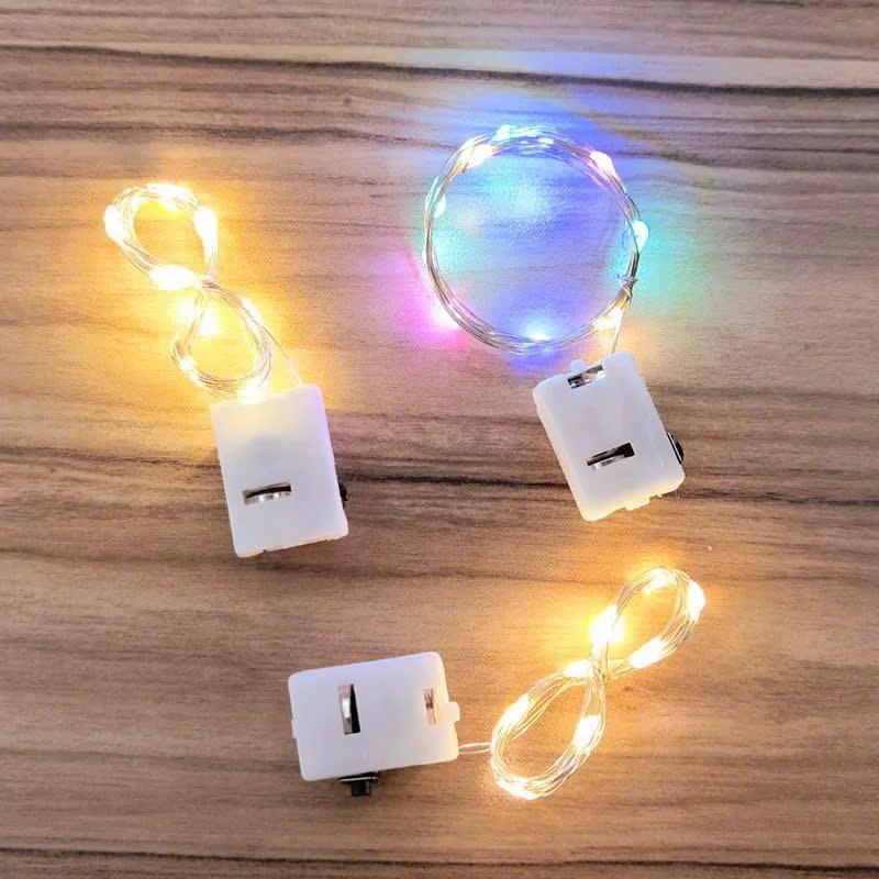 Dây Đèn led 3 chế Độ nháy trang trí mô hình , bánh sinh nhật, cây thông noel, set hoa giấy,...