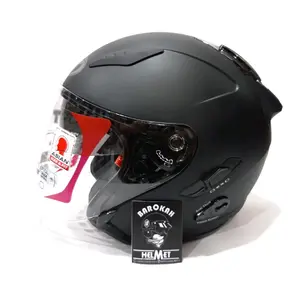 Helm kyt galaxy flat R hitam doff original Helmet