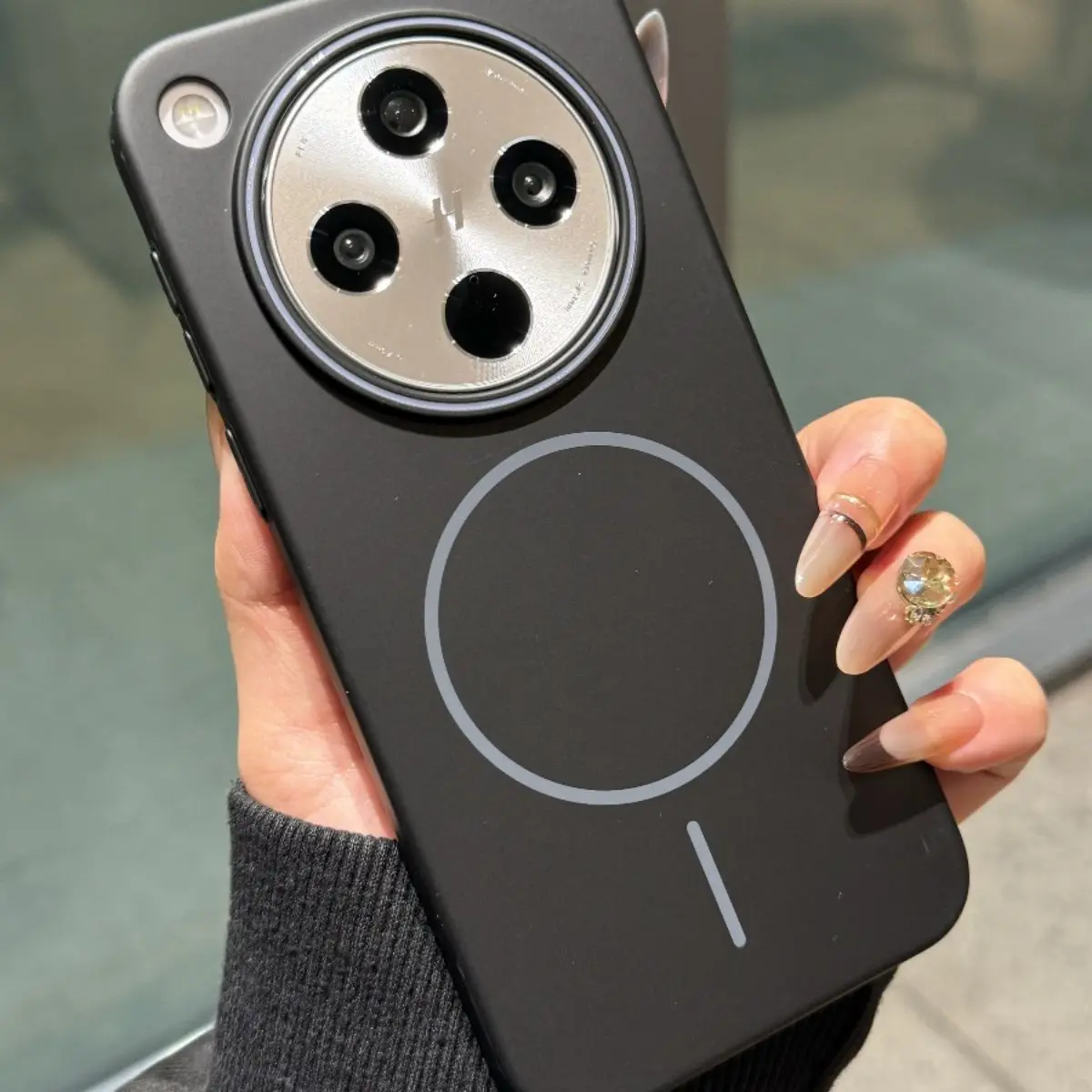 Thin Circle Magsafe Magnetic Compatible with Oppo Find X8 Phone Case PC Hard Matte Find X8 Premium Feel Ultra-thin