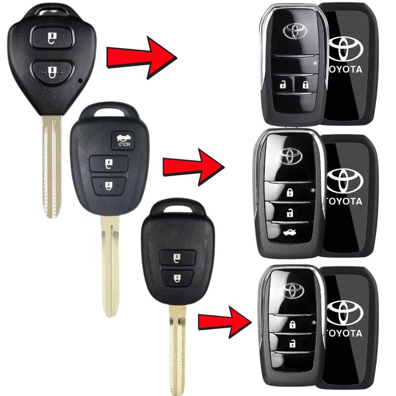 Vỏ Độ Gập Chìa Khoá Xe Toyota Yaris Vios 2015–2025 V703 3 nút