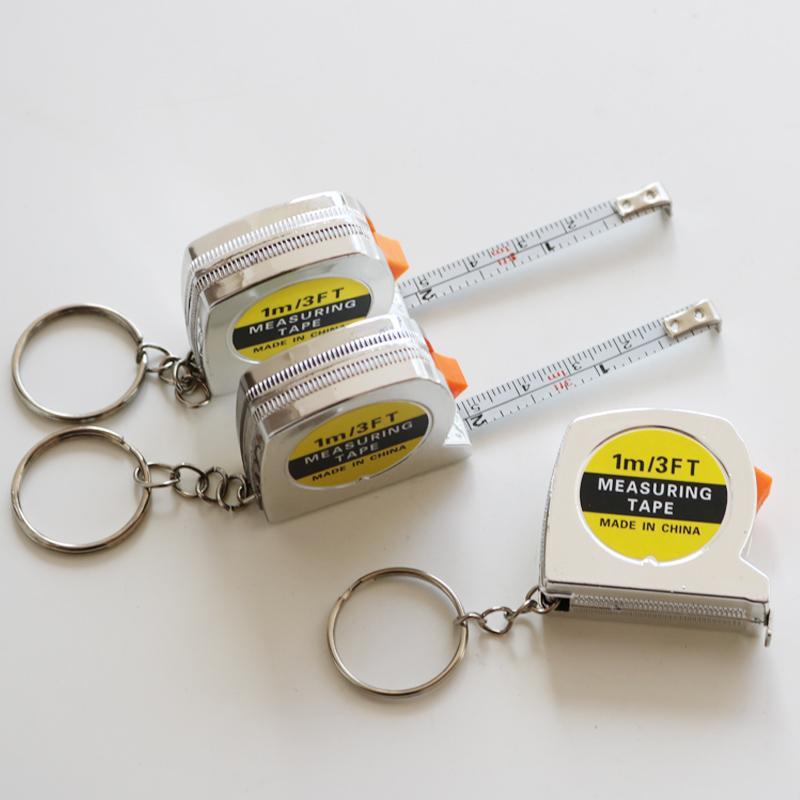 Mini Tape Measure, Portable Mini Tape Measure with Key Ring, Hand Measuring Tool for Daily Use & Birthday Party Gift 0