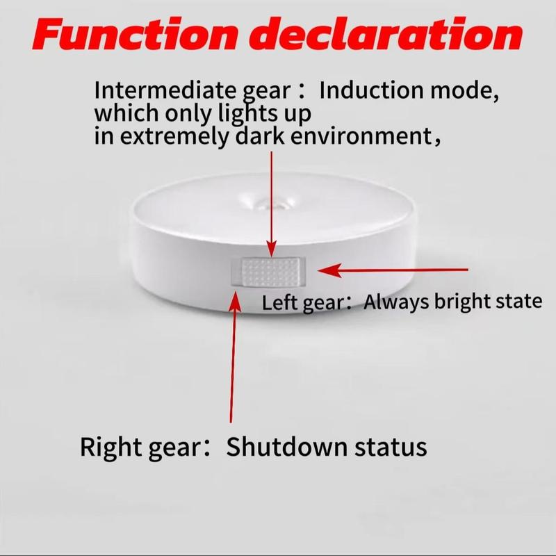 Motion-Sensor LED Wall Light, Outdoor Waterproof Wall Sconce Lamp, Intelligent Induction Light, Wall Lamp for Home Bedroom Kitchen Decoration, Gadgets for The Home, Indoor Lighting, Back to School Supplies 4