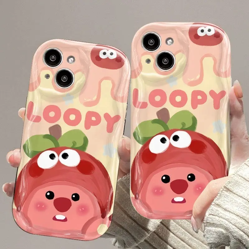 Ốp lưng ai phôn viền nổi cạnh sóng cặp đôi gấu hồng vàng lâu phai (lp) chanh đào Phone Phụ Kiện-sk6043
