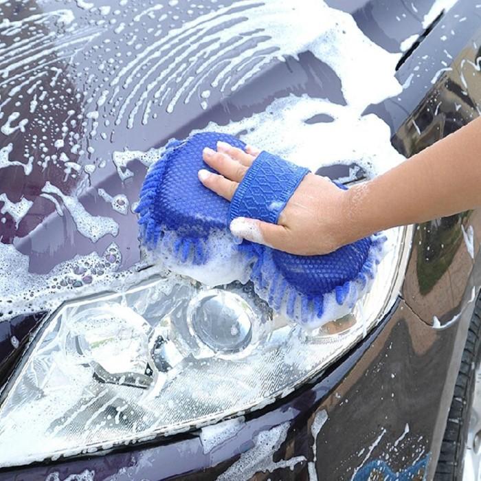LAP CENDOL BUSA SPONS KAIN TANGAN SERBAGUNA MIKROFIBER CUCI MOBIL MOTOR WASH WAX CENDOL BUSA CENDOL SPONS Aksesoris Car 4