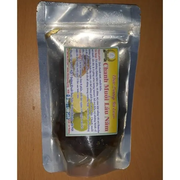 Chanh muối lâu năm lọ 350g Thực Dưỡng Bà Loan 2