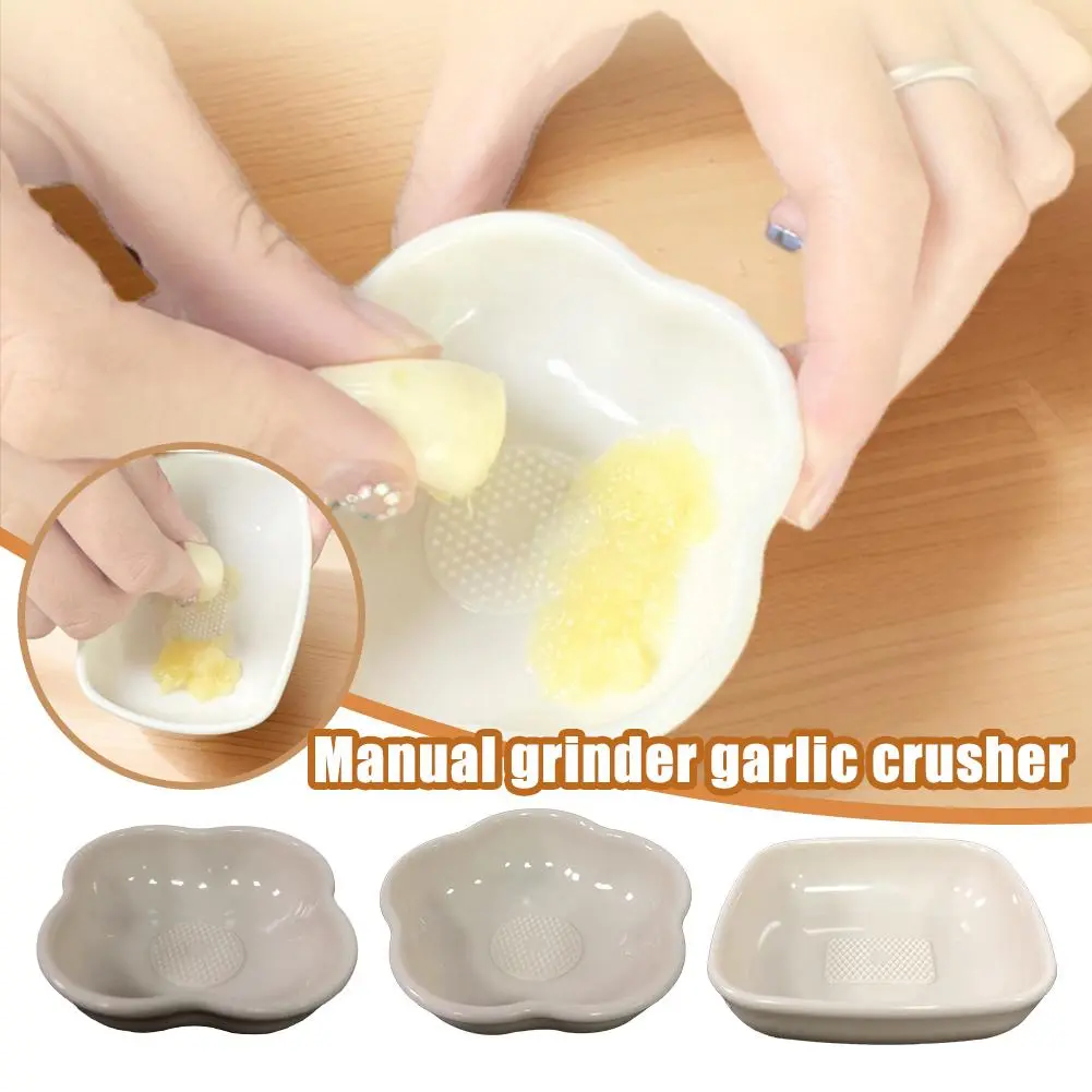 Garlic And Onion Household Dishes Ginger Puree Artifact Garlic Grinding Bowl Garlic Scraper Kitchen Grinder