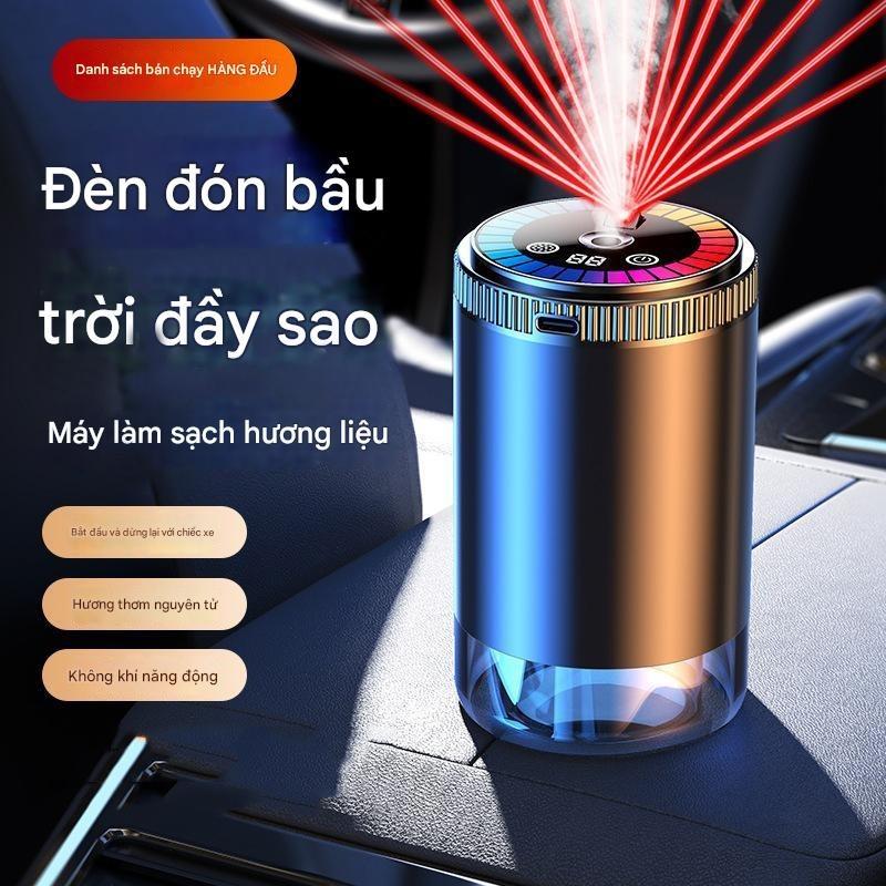 [TẶNG 1 LỌ NƯỚC HOA] Máy phun nước hoa Nano tự động thông minh - khử mùi hôi trên ô tô | Tự động bật tắt khởi động xe  | LED theo nhạc và bầu trời sao RR