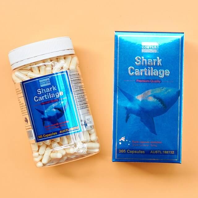 Viên uống sụn vi cá mập shark cartilage 750mg của Úc loại 365 viên
