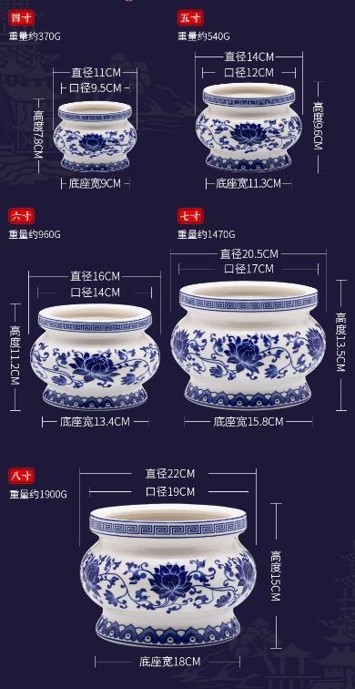 Product Introduction of Lư Hương, Chất Liệu Gốm Sứ, Đồ Trang Trí Bình Hoa, Màu Xanh Dương Và Trắng, Giá Chân Đế Nến Trung Quốc, Giá Chân Đế Đèn Dầu 4