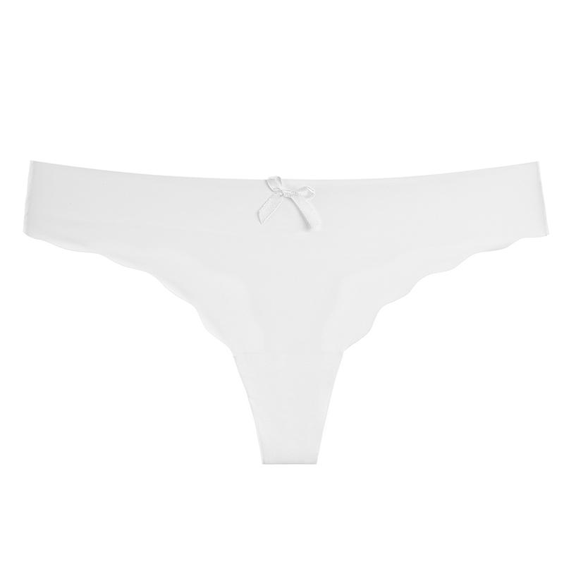 Product Introduction of Women's Thongs G-string Underwear Seamless Invisible Panties For Ladies Fashion Ruffle Female T-back Underpants 1/2pcs Womenswear Comfort 10