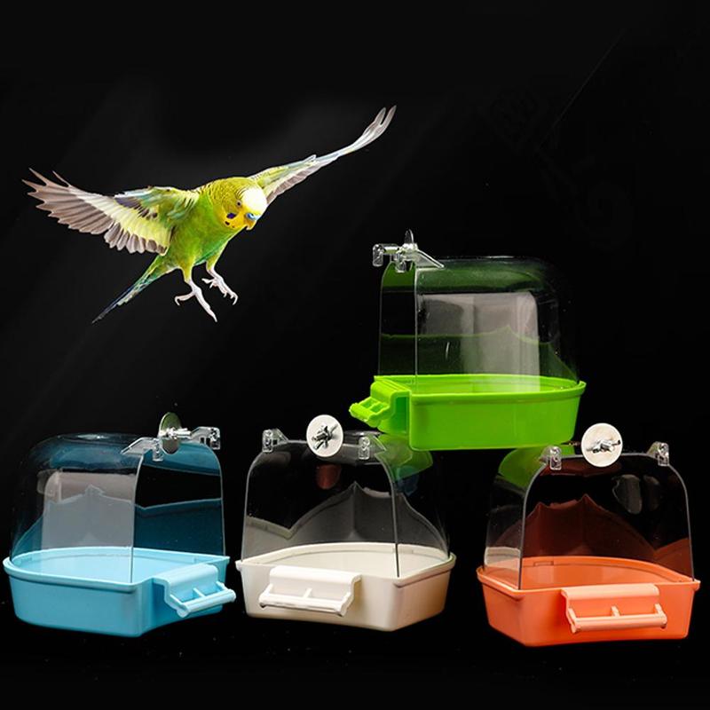 Product Introduction of Bird Shower Dedicated For Bathing Tiger Skin Parrot Bathing Box, Bathtub, Bird Bather, Octopus, M9B1 34