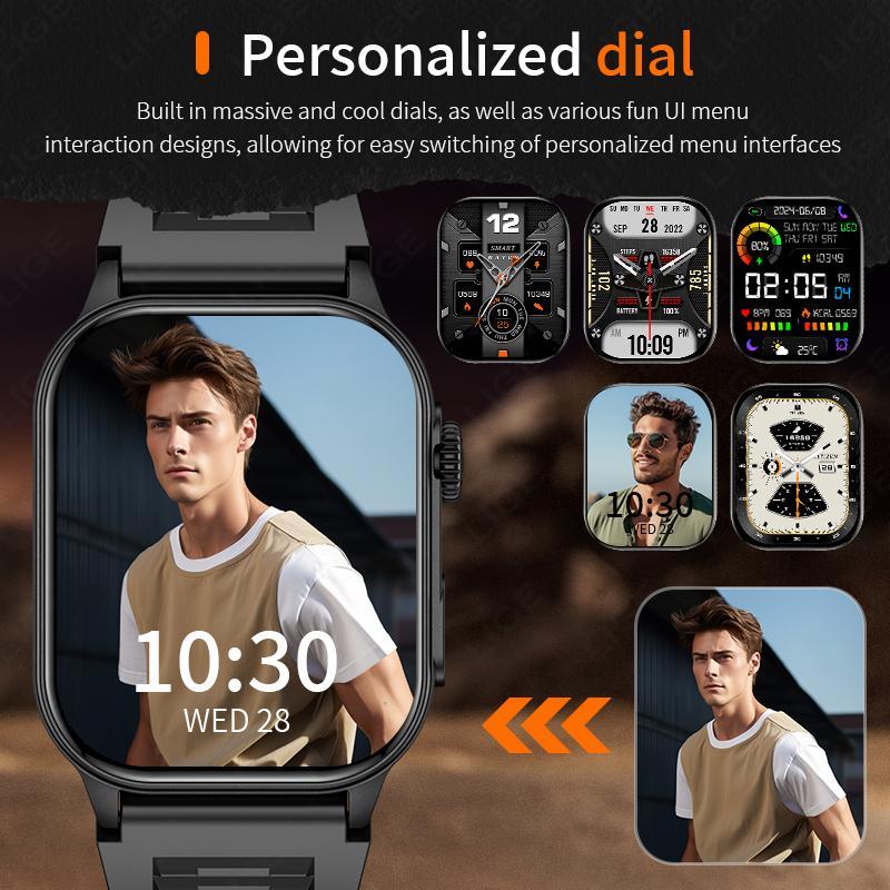 Product Introduction of Multifunctional Smart Watch, Fashion Digital Watch, Answer/Make Call, Waterproof Sports Watch for Women & Men 7