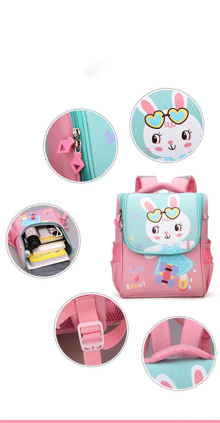 Kids Cartoon Cute Rabbit School Bag Boys and Girls Kindergarten ...
