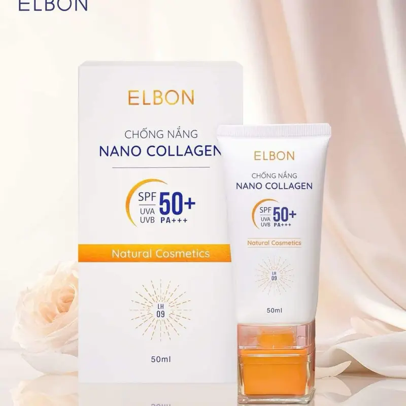 CHỐNG NẮNG NANO COLLAGEN ELBON Da nhạy cảm SPF 50 SPF 50