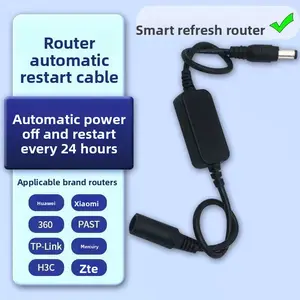 Pengatur Waktu Router Pengontrol Restart Modem WiFi Catu Daya 72 Jam Mati Otomatis Reset Saklar Kabel Koneksi