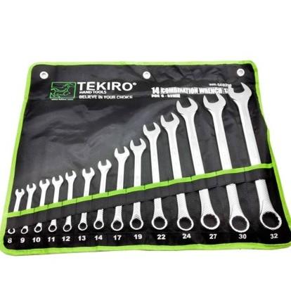 Gambar Tekiro Kunci Ring Pas 8-32mm 14 pcs (WR-SE0298 dari Drill&Co Kota Administrasi Jakarta Barat Tokopedia