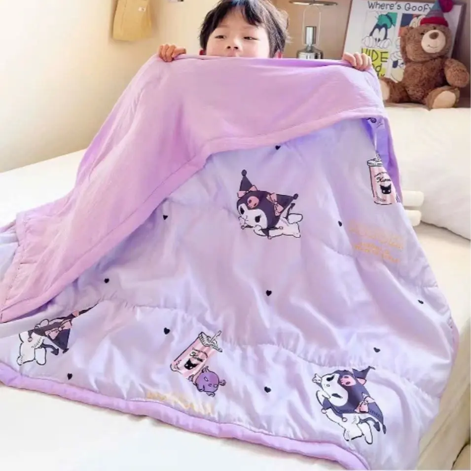 Chăn Cotton Đũi hoạ tiết Disney Cho bé  thông thoáng, mềm mại. Mẫu mới nằm 2024 kích thước 1m1x1m5 Chăn Vải Cotton đáng yêu