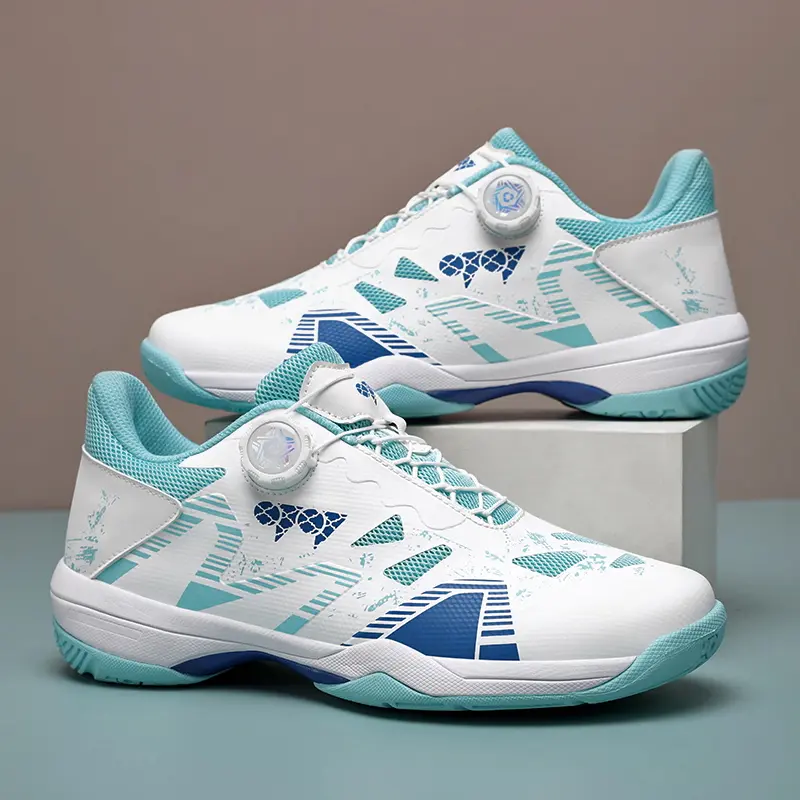 New 2025 High Quality White Volleyball Shoes for Women Sports Training Anti-slip Arch Support Sports Men Badminton Shoe