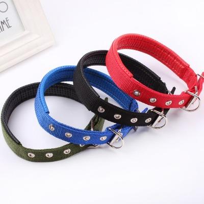 Vòng cổ lót da cho chó có móc cài đủ size điều chỉnh được kích thước