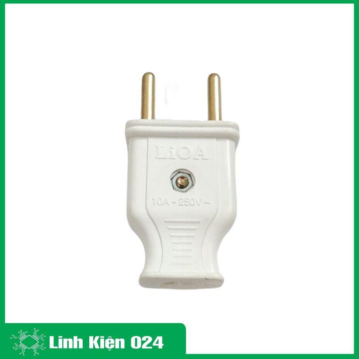 Phích cắm điện 2 chân  LIOA 250V/10A 4