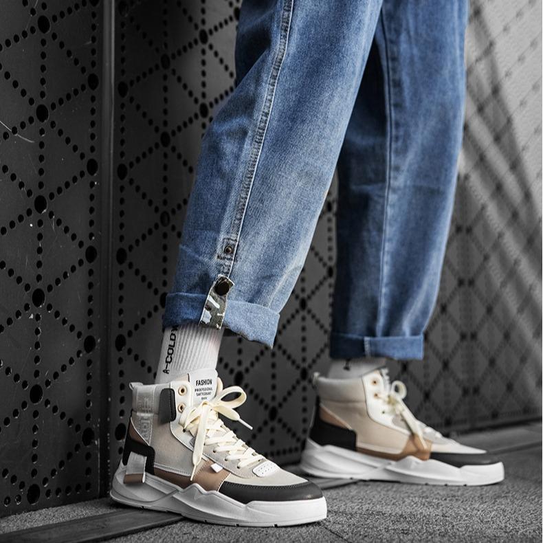 Giày sneaker nam cao cổ Lakinta g696