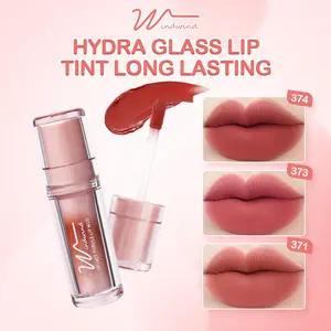 WindWind Matte Lip Glaze Soft Lip Tint Velvet Lipstick Lip Cream Mist Lip Mud Waterproof Long Lasting Lembut Glasir Bibir