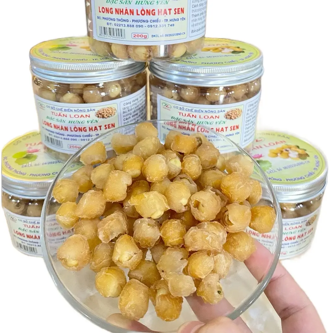 Long nhãn ôm hạt sen sấy khô ngọt thanh nhẹ cải thiện giấc ngủ và tốt cho sức khoẻ  Food Thức Ăn