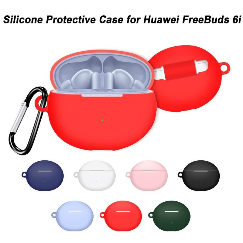 Vỏ Bảo Vệ, Chất Liệu Silicon, Chống Sốc, Chống Trầy Xước, Thích Hợp Cho Tai Nghe Huawei Freebuds 6i Và 5i, Vỏ Bảo Vệ, Tay Áo, Phụ Kiện Tai Nghe