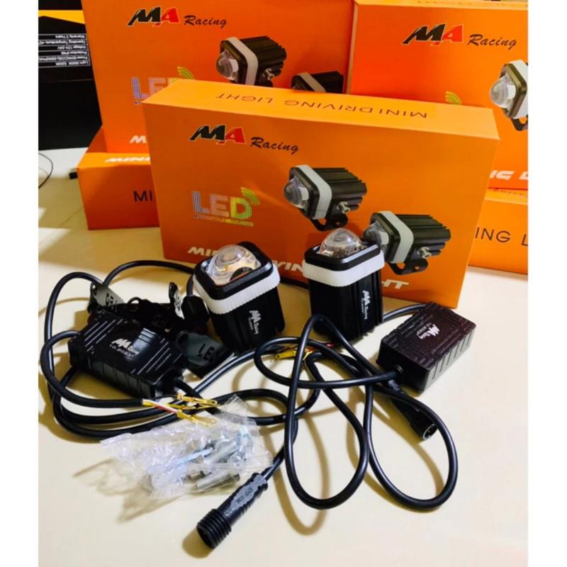 Đèn led trợ sáng S24, led bi cầu mini M1.0 MA Racing 4 chế độ