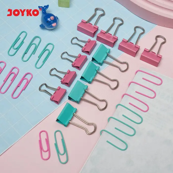 Clip Set Klip Penjepit Kertas Joyko 4 Type 6