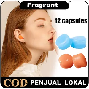 Ear Plugs Anti-noise 12pcs Penutup Telinga Anak Pelindung Telinga Anak Silikon Waterproof untuk Anak dan Bayi