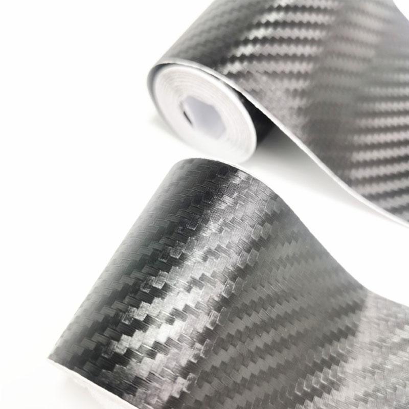 Car Window Decal Sticker, 3D Carbon Fiber Pattern Window Decal, Auto Wrap, Universal Car Exterior Decorative Sticker 3