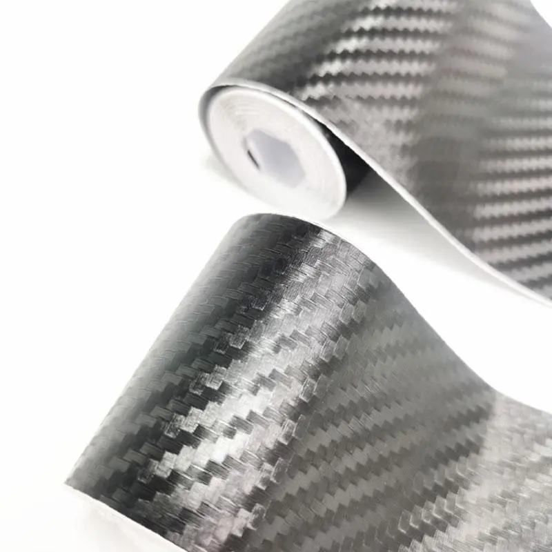 Car Window Decal Sticker, 3D Carbon Fiber Pattern Window Decal, Auto Wrap, Universal Car Exterior Decorative Sticker 3