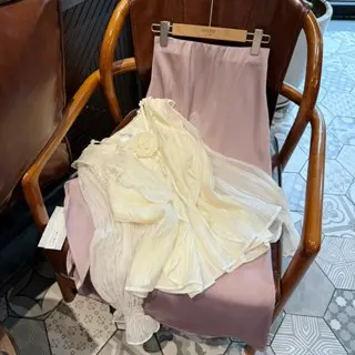 VALEN - Váy babydoll nữ dáng dài trơn viền ren 4036, freesize trắng tinh khôi, mặc đi chơi, dạo phố, chụp hình (3794) 3