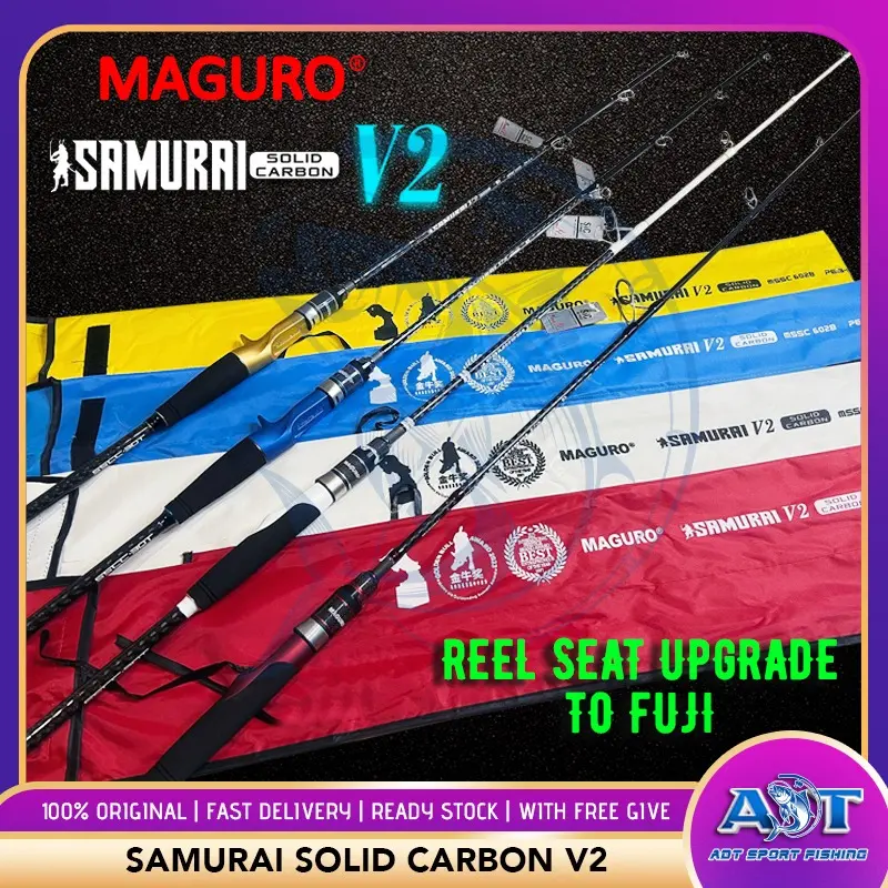 Samurai Maguro Light Jigging Rod MAGURO Fishing Rod SAMURAI SOLID