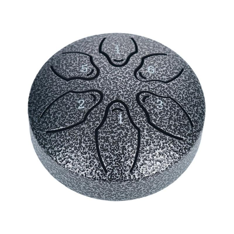 Creative 3 Inches 6 Tones Steel Tongue Drum Colorful Hand Drum Mini Hand Pan Drums Classical Instrument Percussion Musical Instruments 1
