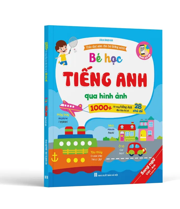 Sách - Bé Học Tiếng Anh Qua Hình Ảnh - 1000+ Từ Vựng Tiếng Anh Đầu Tiên Cho Bé 0