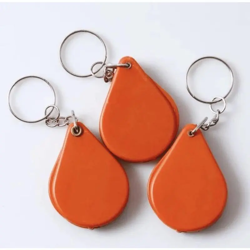 Gantungan kunci lipat kaca pembesar alat baca khusus untuk orang tua untuk membaca pembesaran tinggi mini genggam portabel definisi tinggi Keychain 5