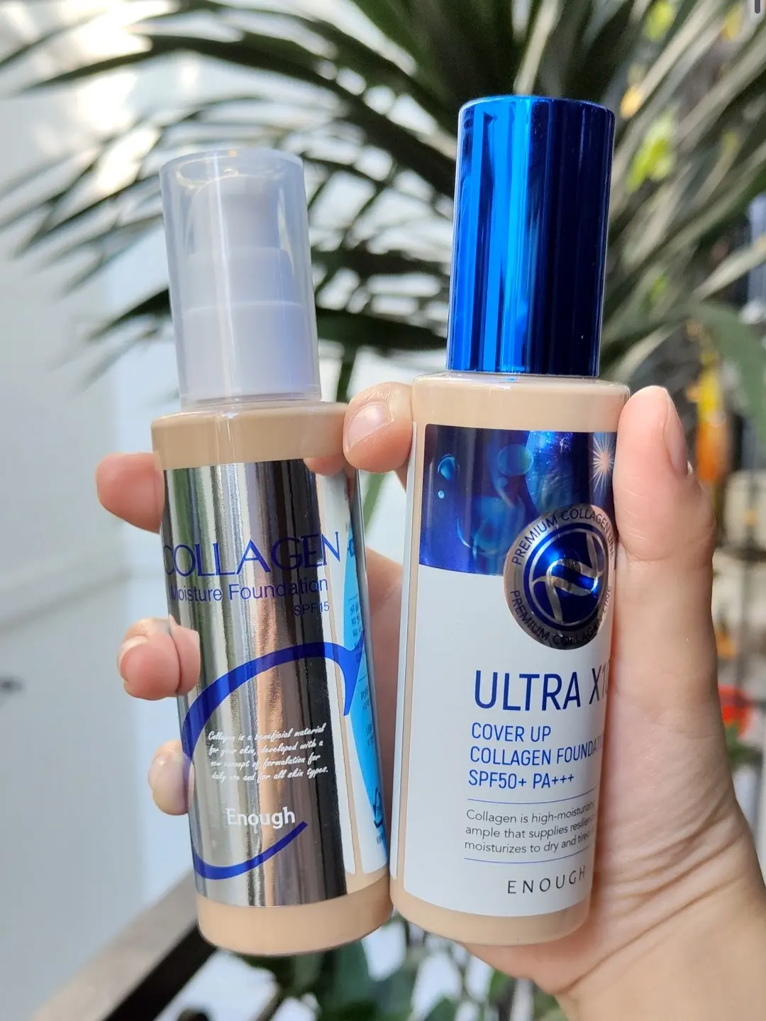 Kem Nền Collagen ENOUGH Moisture & COLLAGEN ULTRA X10 ENOUGH
