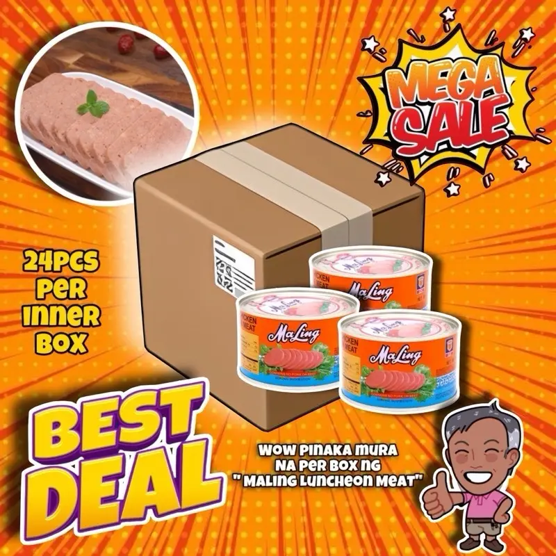 Pork Premium Luncheon Meat HK Brand Maling/Maliny 397g x 24cans Instant Food Pork