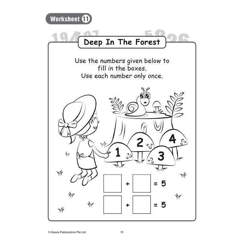 Product Introduction of Original Product Preschool Everyday Maths Thinking Skills Book 1 5