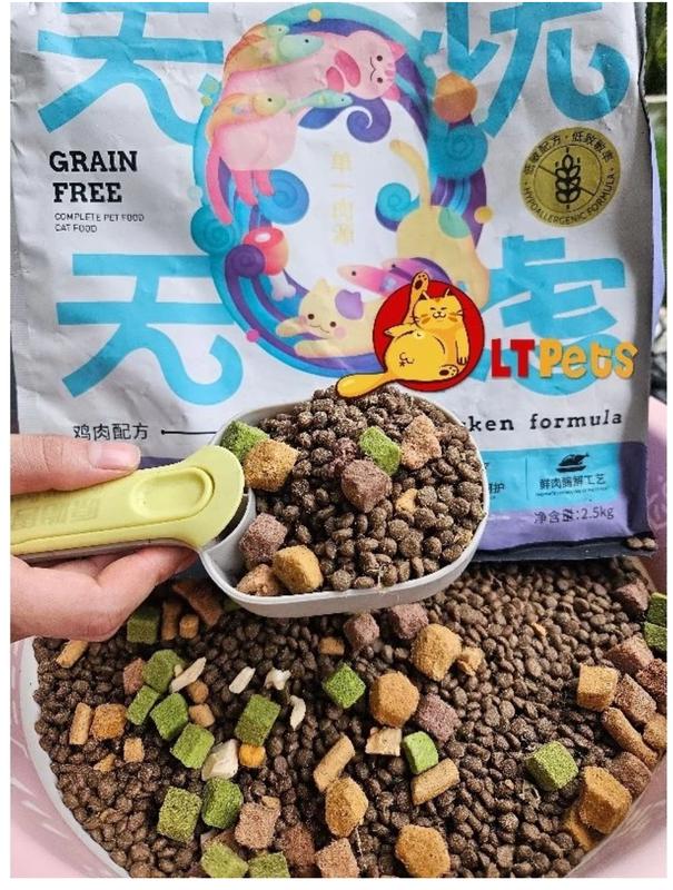 [Bịch 2,5kg] Thức ăn hạt cho mèo Thinhker WHOLESOME tăng nọng và mượt lông cho mèo cưng BAO BÌ MỚI 1