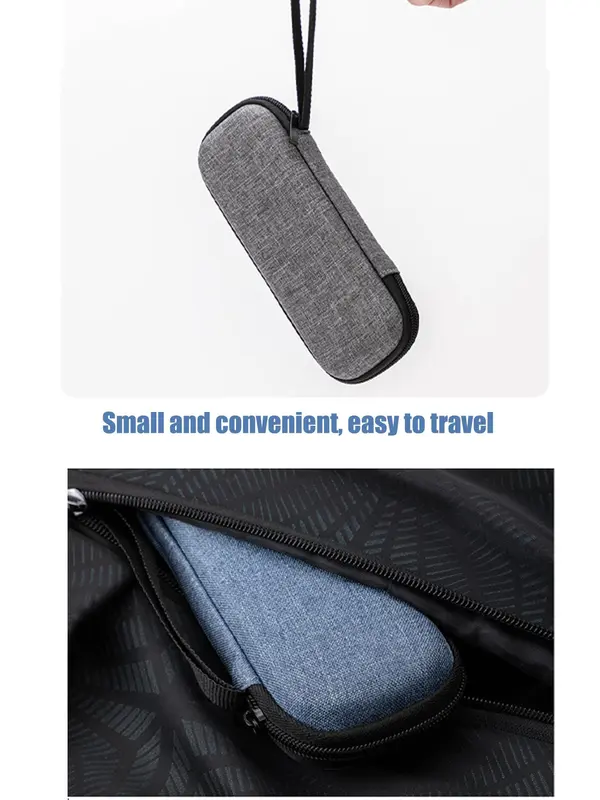 Manual Razor Storage Box, Durable Lightweight Razor Storage Bag, Portable Travel Organizer for Women, Travel Essentials 7