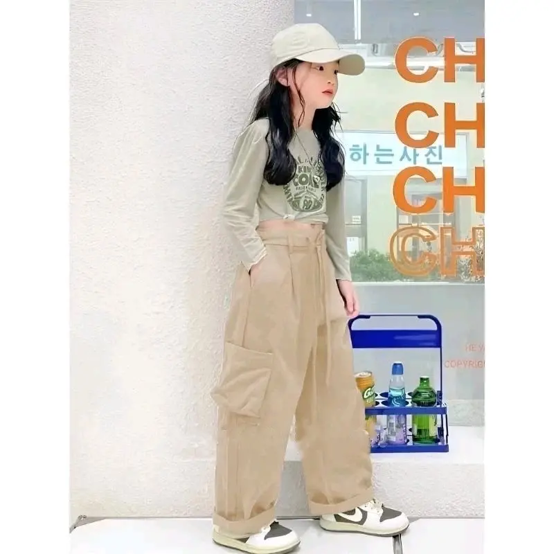 CLANA CARGO TWILL ANAK PEREMPUAN USIA 7-12 THN Polos Celana Cantik 3