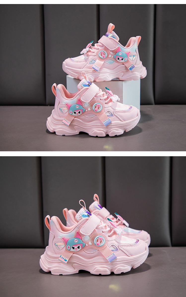 Product Introduction of Kids Shoes Girls Toddler Sneakers Cartoon Casual Walking Shoes Size26-37 5