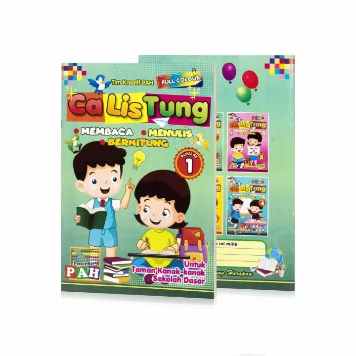 Buku 1 Paket isi 4 buku  CALISTUNG ~ Edukasi 2