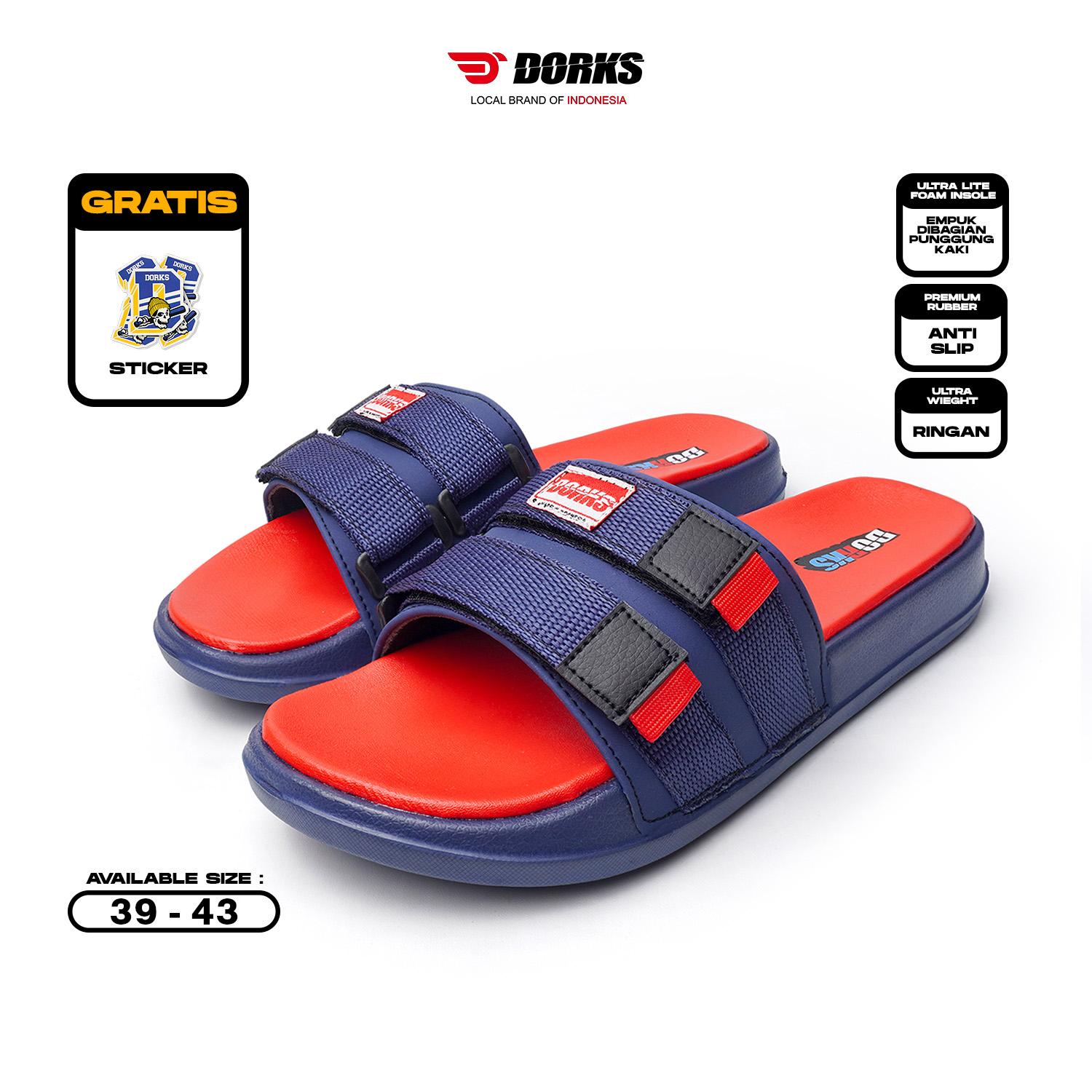 Dorks Sandal Slide Bernard Blue