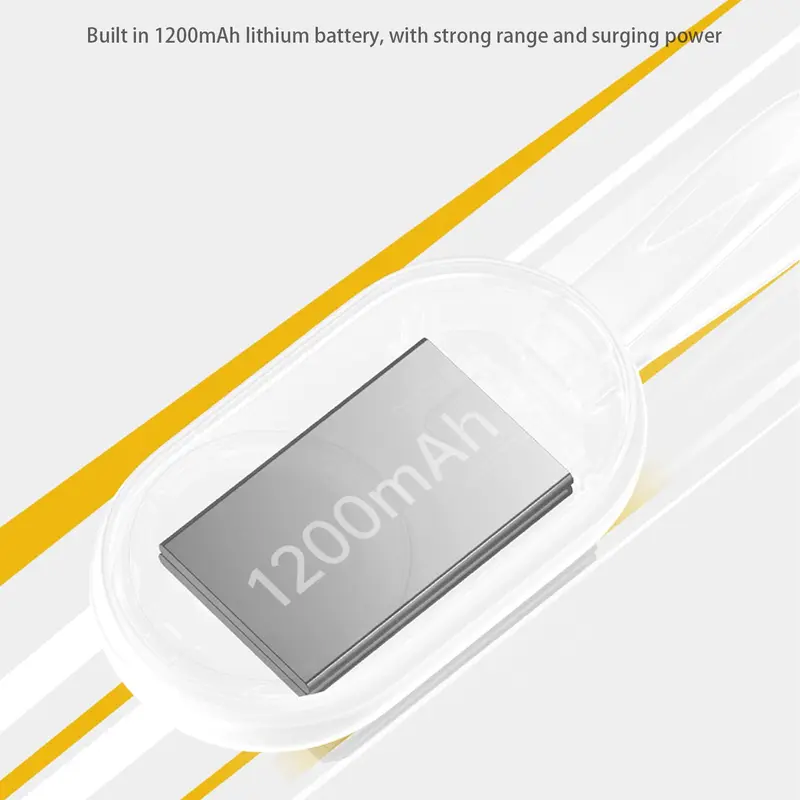 Portable Magnetic Wireless Charger, 1200mAh Keychain Power Bank with Indicator Light, Compatible with iWatch & AirPods Series 5