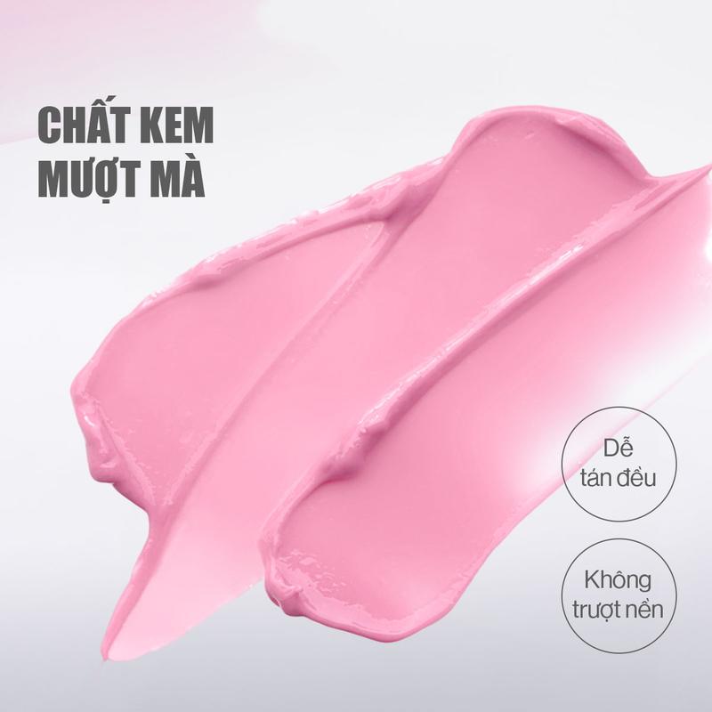 Má Hồng Kem Căng Bóng Glamrr Q Glow Lasting Fresh Blush 3.8g 6