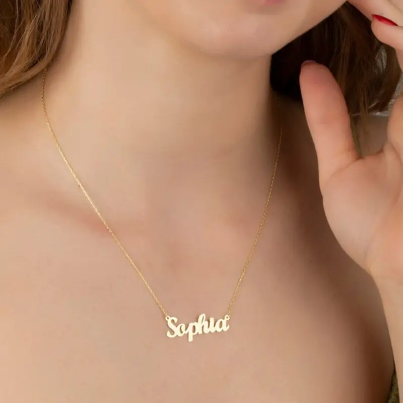 PinkMe - Aksesoris Kalung Nama Titanium 0
